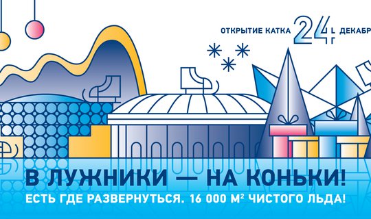 На коньки в Лужники