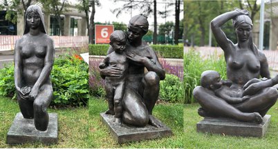 СКУЛЬПТУРЫ МУРАВИНА Л. Д.
