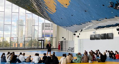 Московские школьники на экскурсии в «Лужниках»