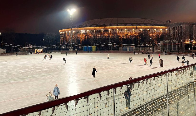 12 марта - последний день работы катка «Южный полюс» в сезоне 22/23