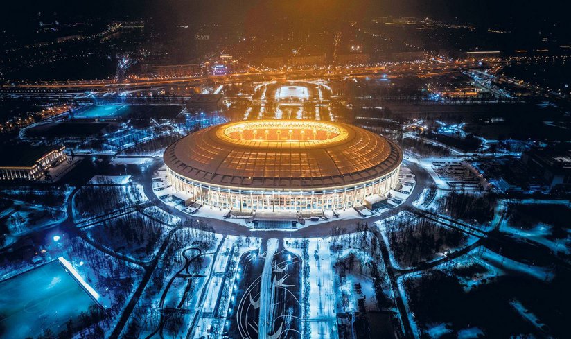 Олимпийский комплекс «Лужники» поздравляет  с Новым годом и Рождеством!