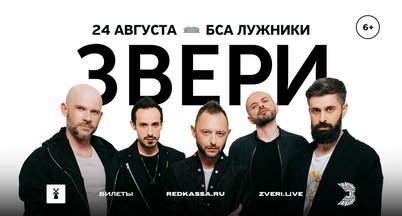Концерт группы «Звери»